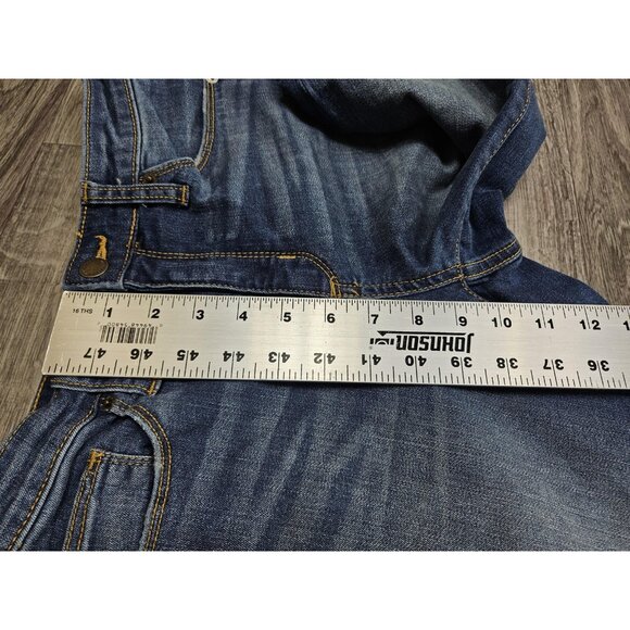 (3/$35) Universal Thread Jeans Womens 4/27R High Rise Skinny Crop Medium Wash - Picture 10 of 11